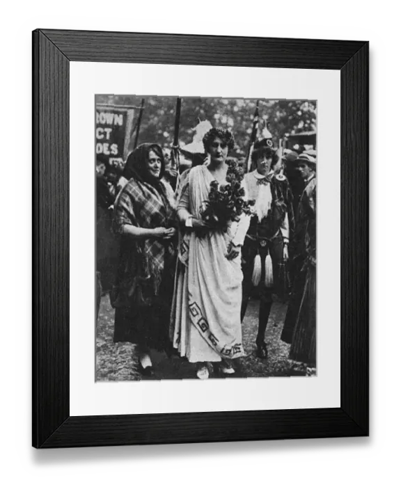 Framed Print : Womens Right-to-Serve march, 1915 Framed Print : Womens Right-to-Serve march, 1915