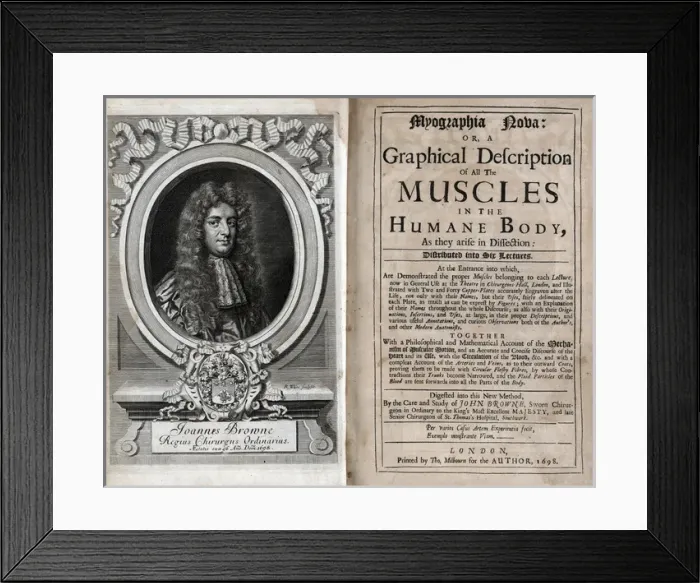 Framed Print : Title page - frontispiece - Portrait of John Browne Framed Print : Title page - frontispiece - Portrait of John Browne