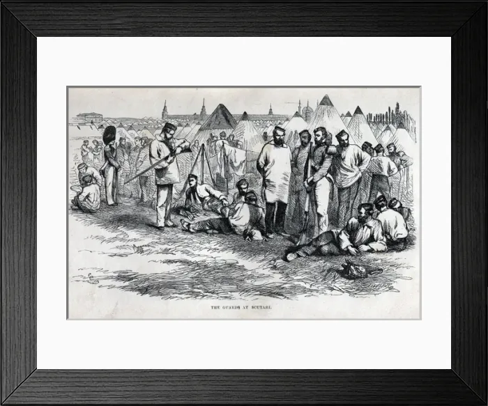 Framed Print : The Guards at Scutari Framed Print : The Guards at Scutari