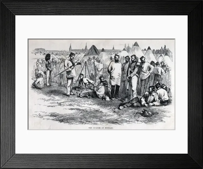 Framed Print : The Guards at Scutari Framed Print : The Guards at Scutari