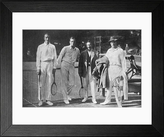 Framed Print : Tennis champion Anthony Wilding at Cannes Framed Print : Tennis champion Anthony Wilding at Cannes