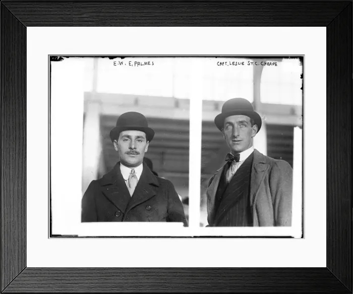 Framed Print : Captain Leslie Cheape, polo player & E. W. Palmes Framed Print : Captain Leslie Cheape, polo player & E. W. Palmes