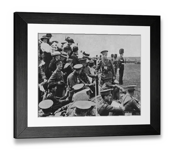 Framed Print : Prince of Wales at Aldershot, 1914 Framed Print : Prince of Wales at Aldershot, 1914
