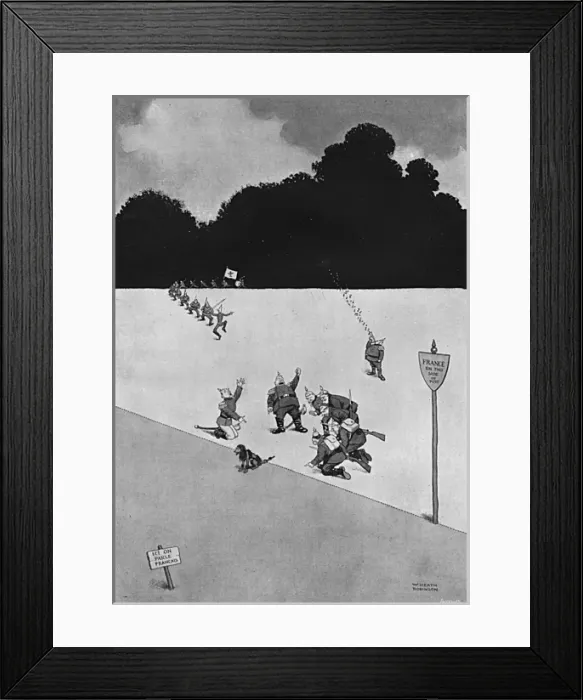 Framed Print : The True Reason of the War by Heath Robinson Framed Print : The True Reason of the War by Heath Robinson