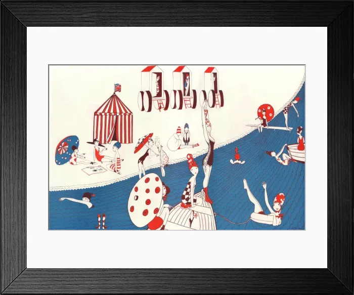 Framed Print : At the Sea by Fish Framed Print : At the Sea by Fish