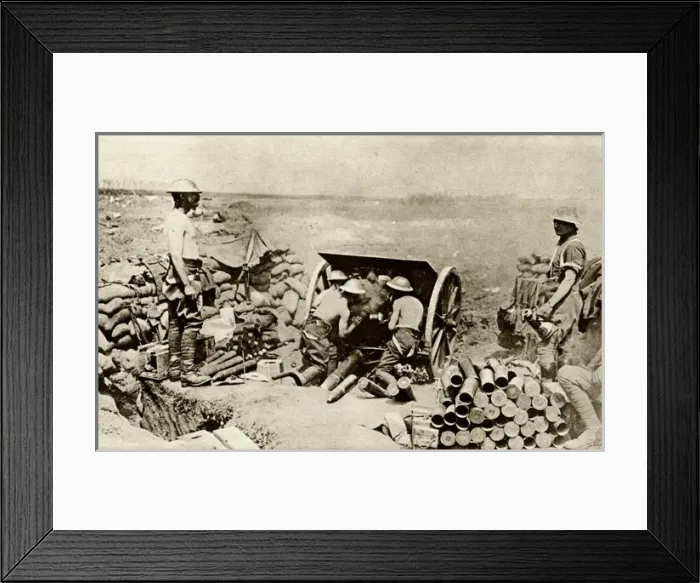 Framed Print : Shortage of ammunitions 1916 Framed Print : Shortage of ammunitions 1916