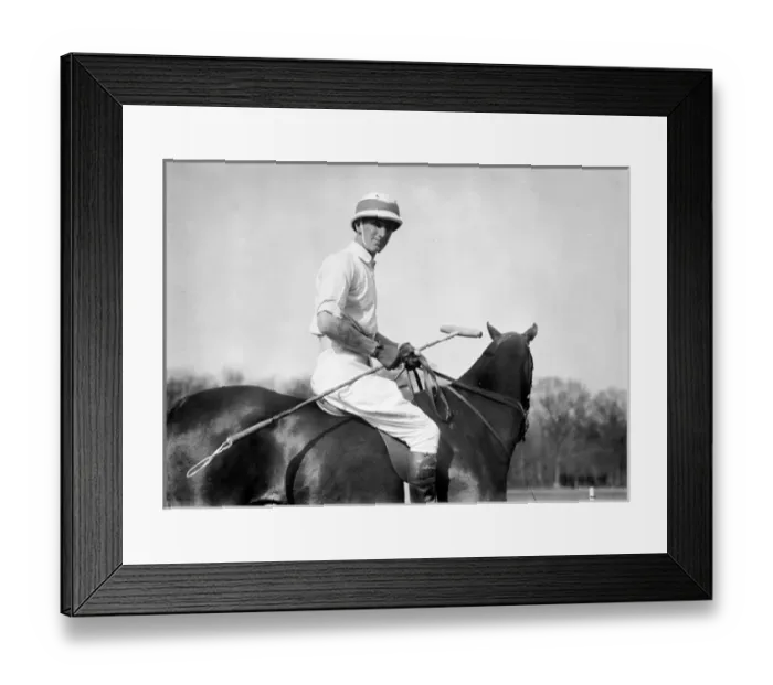 Framed Print : Captain Leslie Cheape, polo player Framed Print : Captain Leslie Cheape, polo player