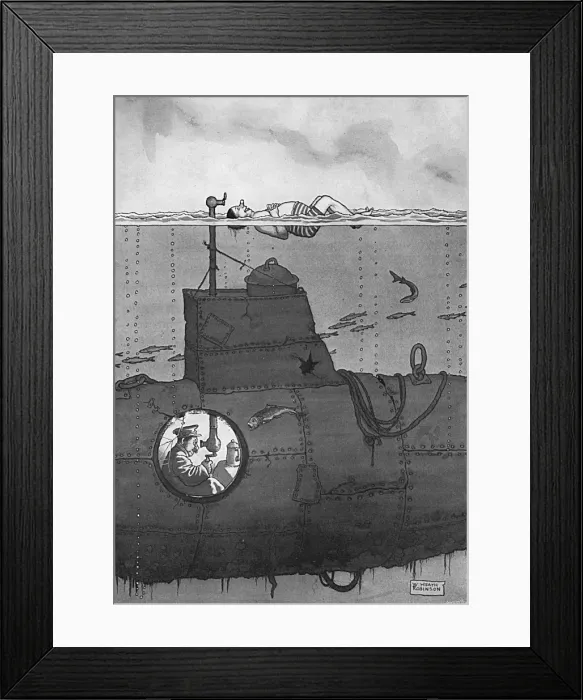 Framed Print : Oh U! by Heath Robinson Framed Print : Oh U! by Heath Robinson