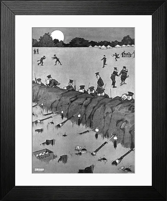 Framed Print : Onion-whittling by Heath Robinson Framed Print : Onion-whittling by Heath Robinson