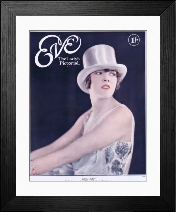 Framed Print : Cover of Eve Magazine