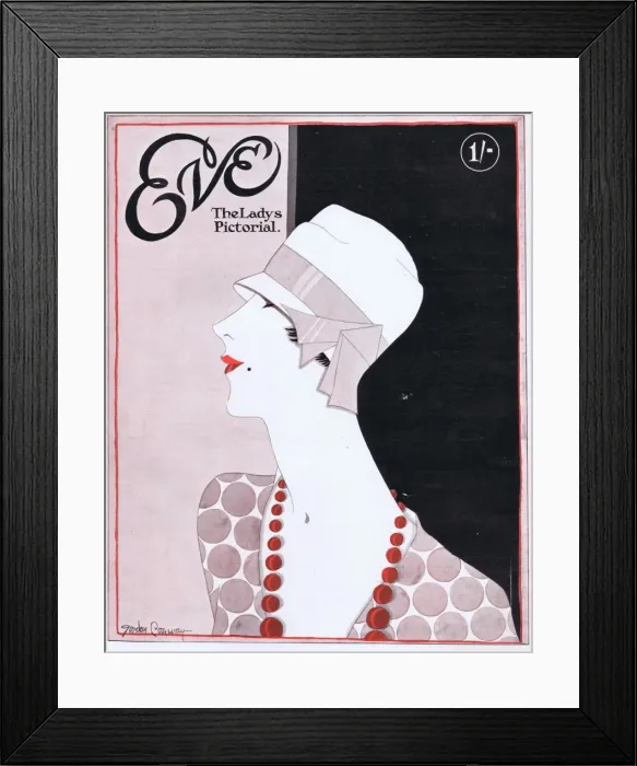 Framed Print : Cover of Eve Magazine Framed Print : Cover of Eve Magazine