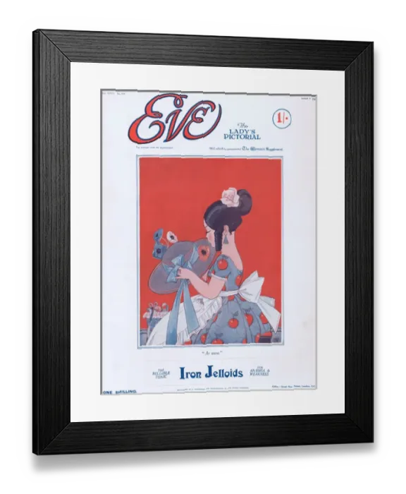 Framed Print : Cover of Eve Magazine Framed Print : Cover of Eve Magazine