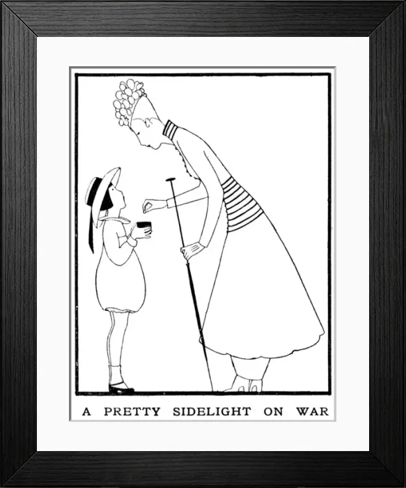 Framed Print : Collecting for the Princes Fund, WW1 Framed Print : Collecting for the Princes Fund, WW1