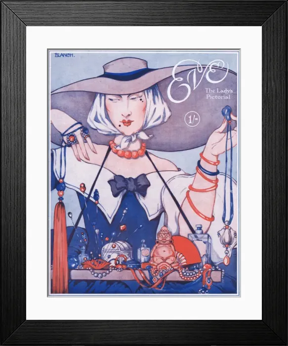 Framed Print : Cover of Eve Magazine Framed Print : Cover of Eve Magazine