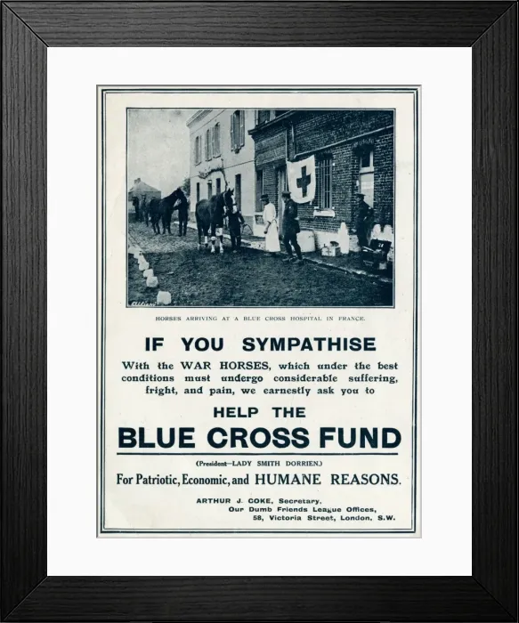 Framed Print : Help the Blue Cross fund 1915 Framed Print : Help the Blue Cross fund 1915