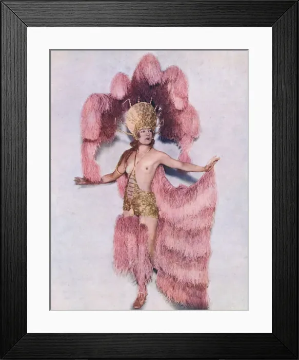 Framed Print : La Belle Chrysis in La Grande Revue Femmes et Sport Framed Print : La Belle Chrysis in La Grande Revue Femmes et Sport