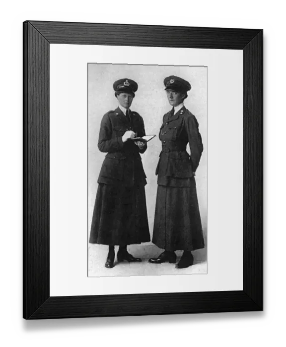 Framed Print : Women police, WW1