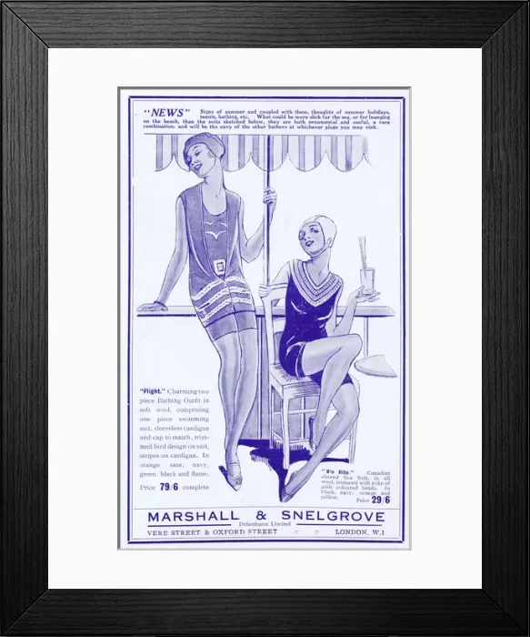 Framed Print : Advert for Marshall & Snelgrove, London Framed Print : Advert for Marshall & Snelgrove, London