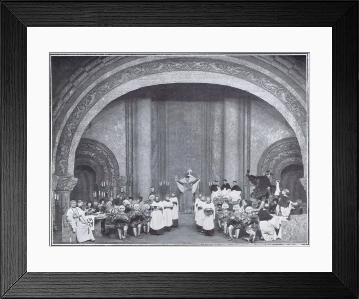 Framed Print : The Jackdaw of Rheims scene in Brighter London Framed Print : The Jackdaw of Rheims scene in Brighter London