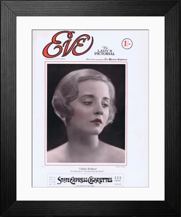 Framed Print : Cover of Eve Magazine Framed Print : Cover of Eve Magazine