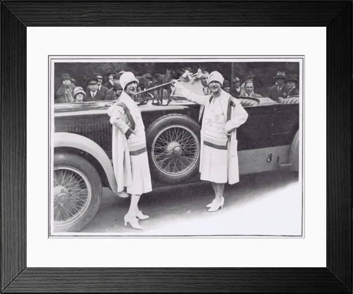 Framed Print : The Dolly Sisters in Paris Framed Print : The Dolly Sisters in Paris