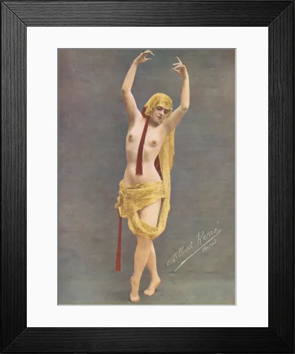 Framed Print : The dancer Nadja in La Grande Revue Femmes et Sport Framed Print : The dancer Nadja in La Grande Revue Femmes et Sport