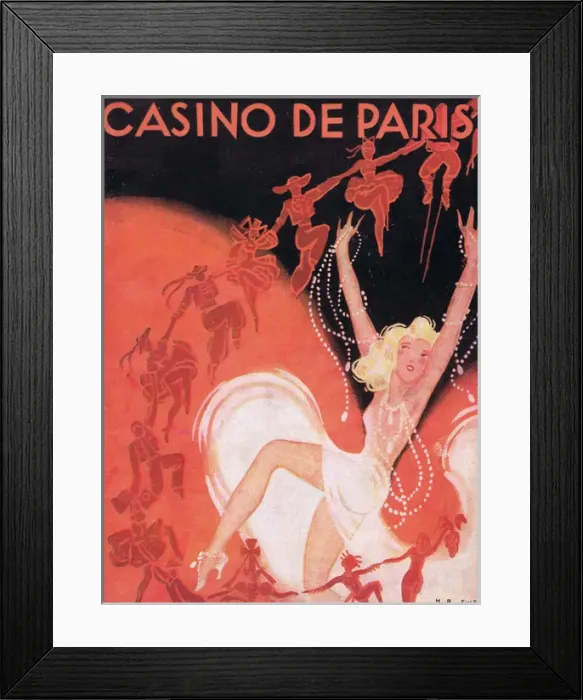 Framed Print : Programme cover for Parade de France Framed Print : Programme cover for Parade de France