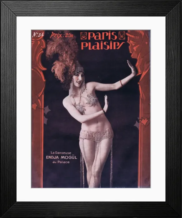 Framed Print : Cover for Paris Plaisirs number 34, April 1925 Framed Print : Cover for Paris Plaisirs number 34, April 1925