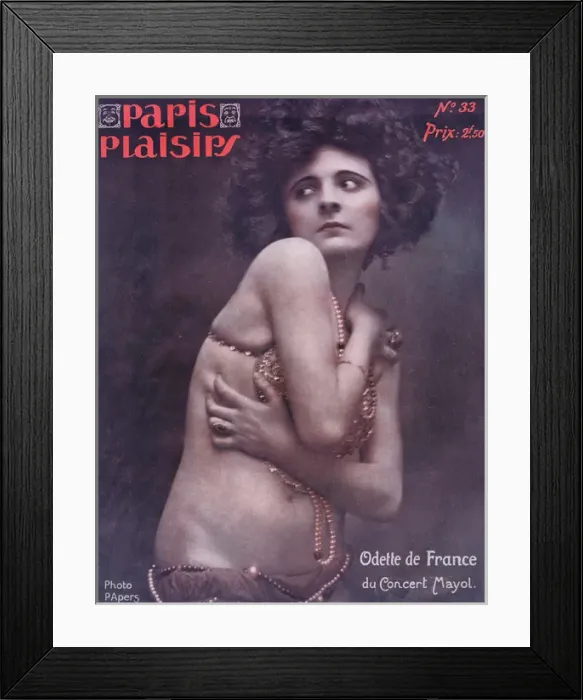 Framed Print : Cover for Paris Plaisirs number 33, March 1925 Framed Print : Cover for Paris Plaisirs number 33, March 1925