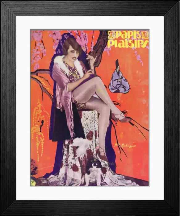 Framed Print : Cover for Paris Plaisirs number 91, January 1930 Framed Print : Cover for Paris Plaisirs number 91, January 1930