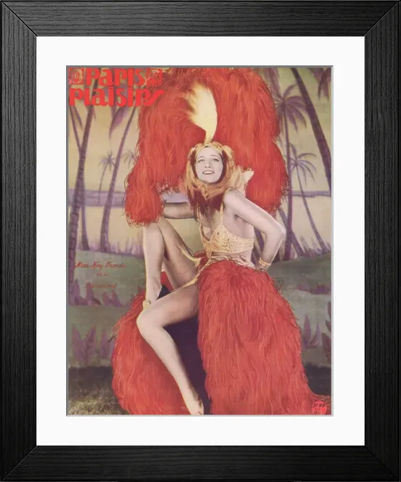 Framed Print : Cover for Paris Plaisirs number 95, May 1930 Framed Print : Cover for Paris Plaisirs number 95, May 1930