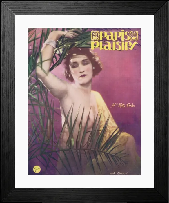 Framed Print : Cover for Paris Plaisirs number 100, October 1930 Framed Print : Cover for Paris Plaisirs number 100, October 1930