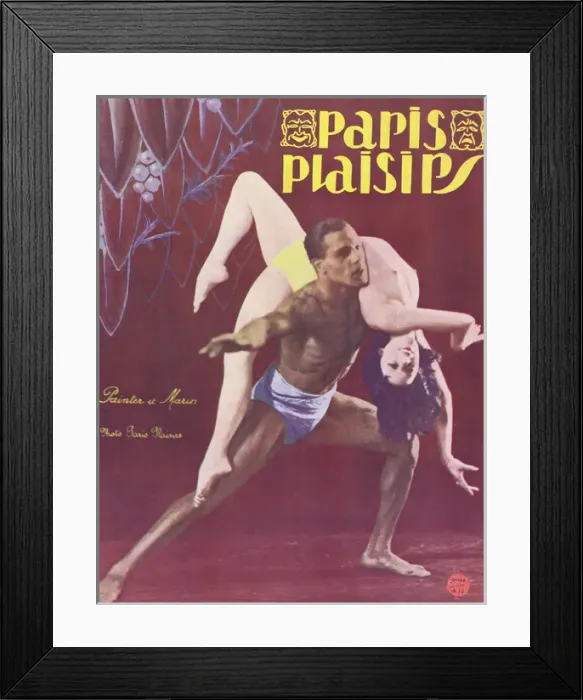 Framed Print : Cover for Paris Plaisirs number 109, July 1931 Framed Print : Cover for Paris Plaisirs number 109, July 1931