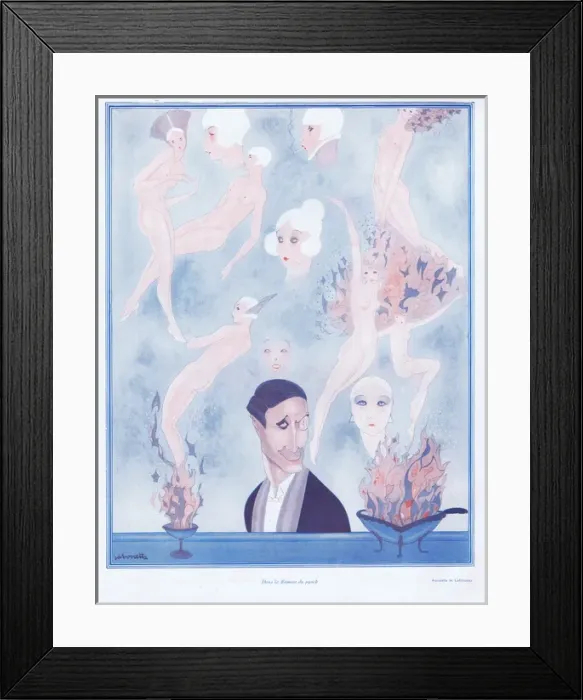 Framed Print : Illustration from Paris Plaisirs number 43, February 1926 Framed Print : Illustration from Paris Plaisirs number 43, February 1926