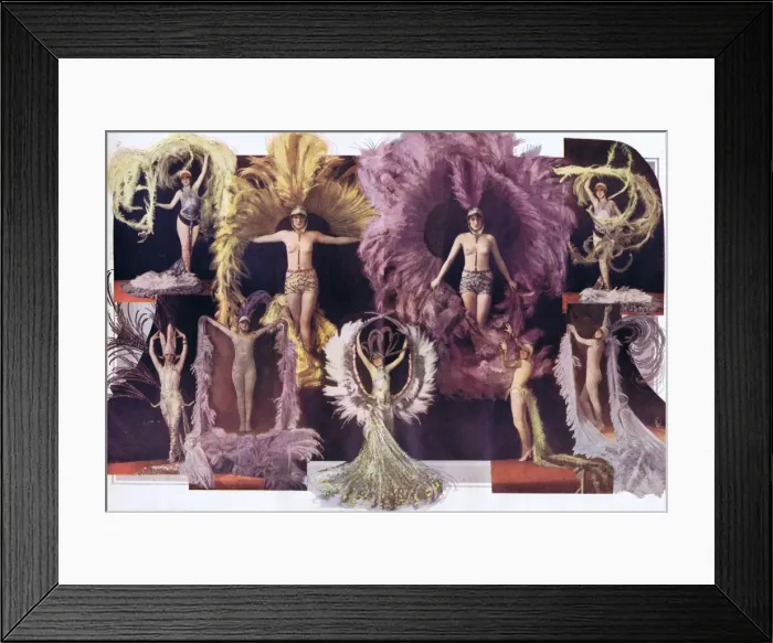 Framed Print : Scenes from La Revue Mistinguett at the Moulin Rouge Framed Print : Scenes from La Revue Mistinguett at the Moulin Rouge