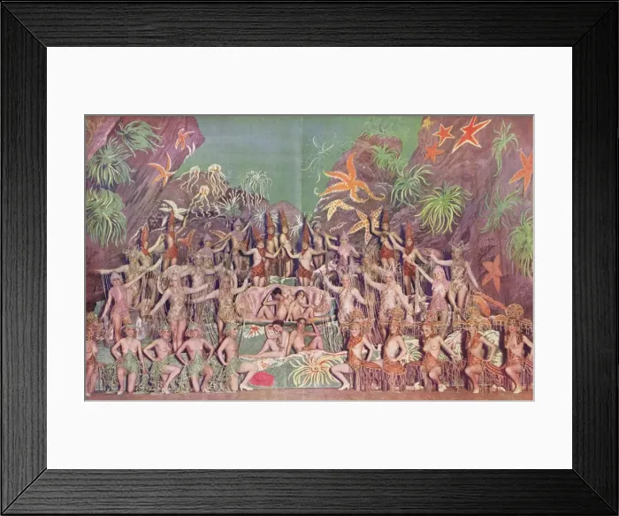 Framed Print : Scene from Paris-New York at the Casino de Paris Framed Print : Scene from Paris-New York at the Casino de Paris