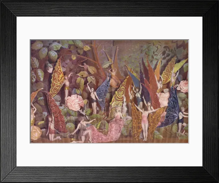 Framed Print : A scene from Les Ailes de Paris at the Casino de Paris