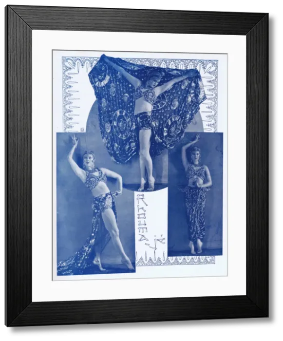 Framed Print : Mlle Rhouma-je appearing at the Palace Theatre Framed Print : Mlle Rhouma-je appearing at the Palace Theatre
