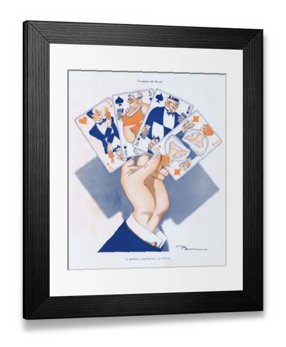 Framed Print : Illustration from Paris Plaisirs number 84, June 1929 Framed Print : Illustration from Paris Plaisirs number 84, June 1929