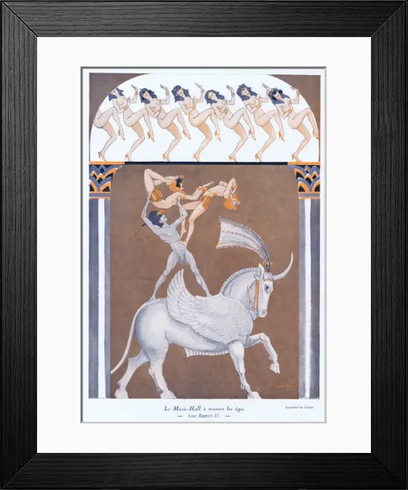 Framed Print : Illustration from Paris Plaisirs number 95, May 1930 Framed Print : Illustration from Paris Plaisirs number 95, May 1930