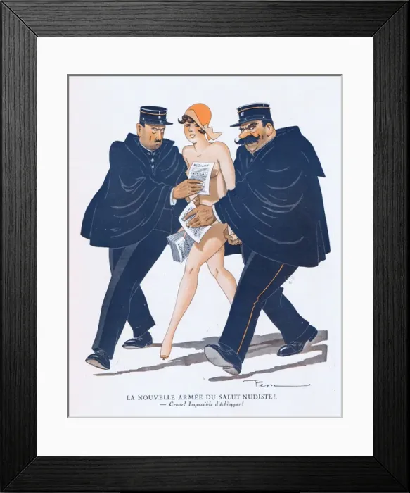 Framed Print : Illustration from Paris Plaisirs number 89, November 1929 Framed Print : Illustration from Paris Plaisirs number 89, November 1929