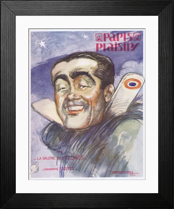 Framed Print : Illustration from Paris Plaisirs number 96, June 1930 Framed Print : Illustration from Paris Plaisirs number 96, June 1930
