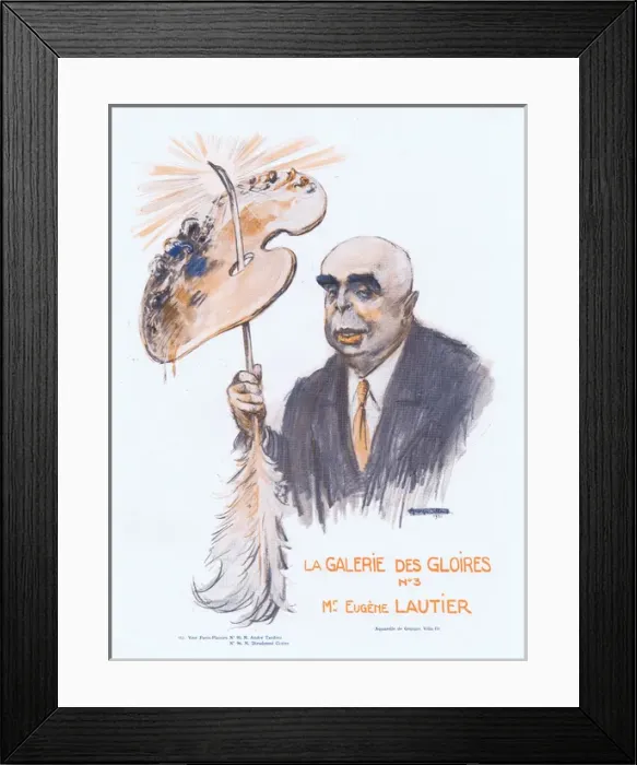 Framed Print : Illustration from Paris Plaisirs number 97, July 1930 Framed Print : Illustration from Paris Plaisirs number 97, July 1930