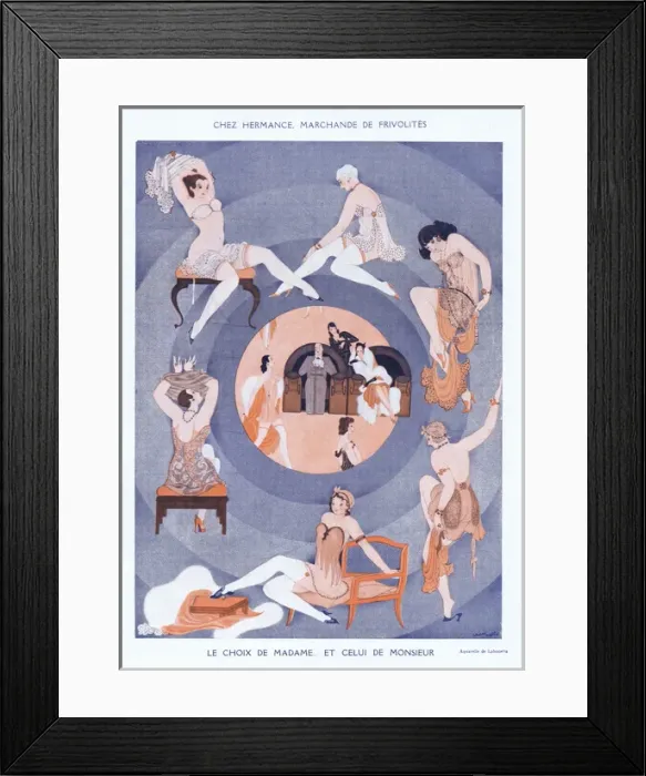 Framed Print : Illustration from Paris Plaisirs number 107, May 1931 Framed Print : Illustration from Paris Plaisirs number 107, May 1931