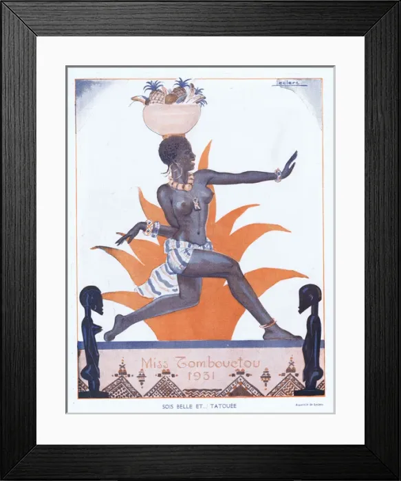 Framed Print : Illustration from Paris Plaisirs number 108, June 1931 Framed Print : Illustration from Paris Plaisirs number 108, June 1931