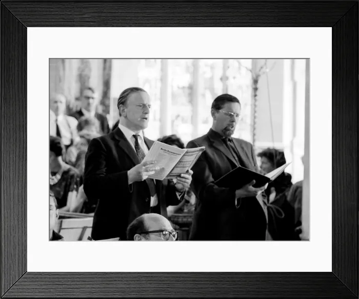 Framed Print : Peter Pears and Alfred Deller, Aldeburgh Festival 1962 Framed Print : Peter Pears and Alfred Deller, Aldeburgh Festival 1962
