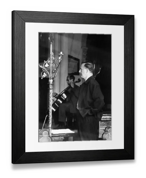 Framed Print : Peter Pears and Mstislav Rostropovich Framed Print : Peter Pears and Mstislav Rostropovich