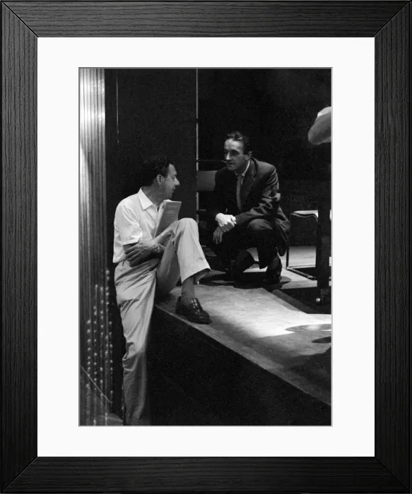 Framed Print : Benjamin Britten and George Malcolm Framed Print : Benjamin Britten and George Malcolm