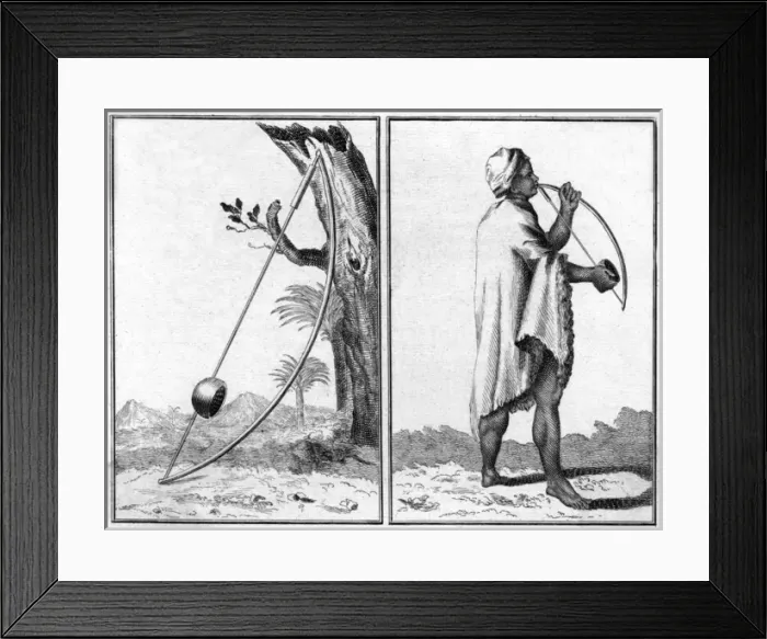 Framed Print : Regional African music, 1739 Framed Print : Regional African music, 1739