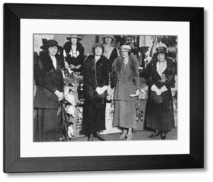 Framed Print : St. Dunstans Bazaar at the Albert Hall, WW1 Framed Print : St. Dunstans Bazaar at the Albert Hall, WW1